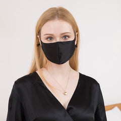 Masque pour le Visage en Soie 19 Momme à Design Réglable