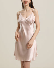 Robe de Nuit en Soie Ajustée