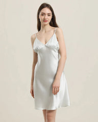 Robe de Nuit en Soie Ajustée