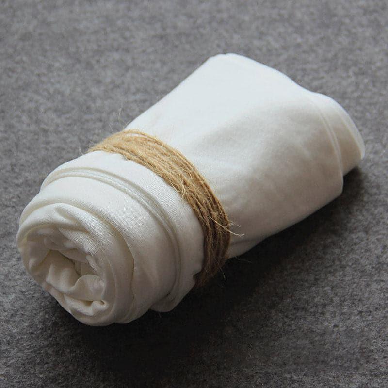 Ensemble de Sous-vêtements Thermiques Longs en Soie de Mûrier 100 % pour Femmes White