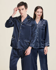 Pyjamas en Soie Longs pour Couples
