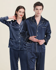 Pyjamas en Soie Longs pour Couples