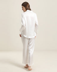 Ensemble de Pyjama Chemise en Soie de Luxe