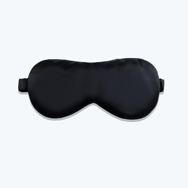 Masque de Nuit en Soie à Fibres Longues Black