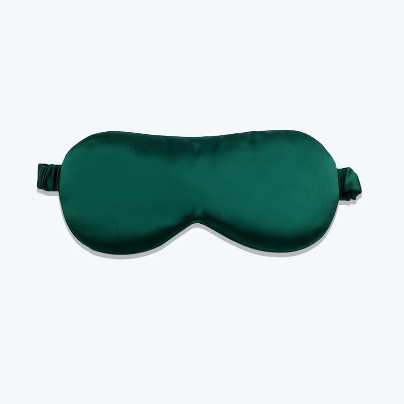 Masque de Nuit en Soie à Fibres Longues Dark Green