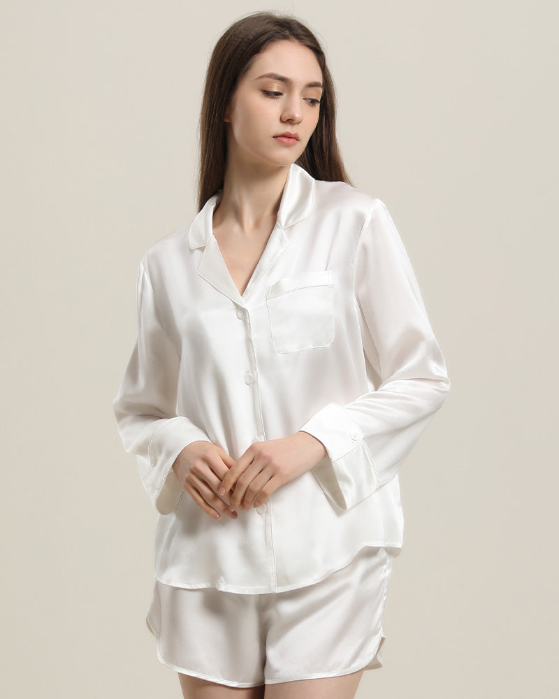 Ensemble de Pyjama en Soie Relax