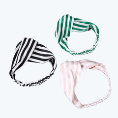 Bandeau de Cheveux à Rayures de 3CM