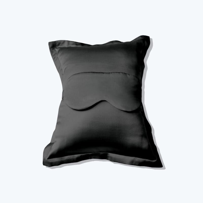 Ensemble de Voyage en Soie avec Coussin et Masque pour les Yeux 2 Pièces