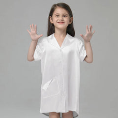 Nuisette en Soie Blouse pour Fille