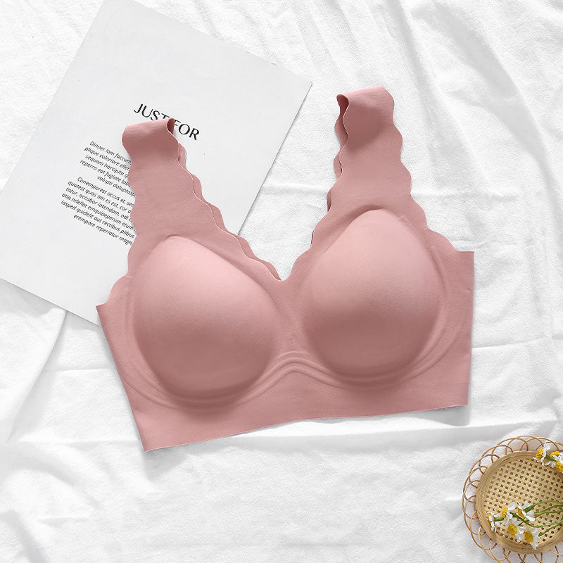 Soutien-Gorge en Soie Une-Pièce Sans Imperfections