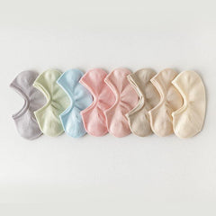 Chaussettes Bateau Multicolores en Soie pour Femmes, Douces pour la Peau