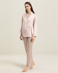 Pajamas en Soie pour Femmes 2 Pièces