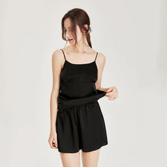 Ensemble de Camisole en Soie Court